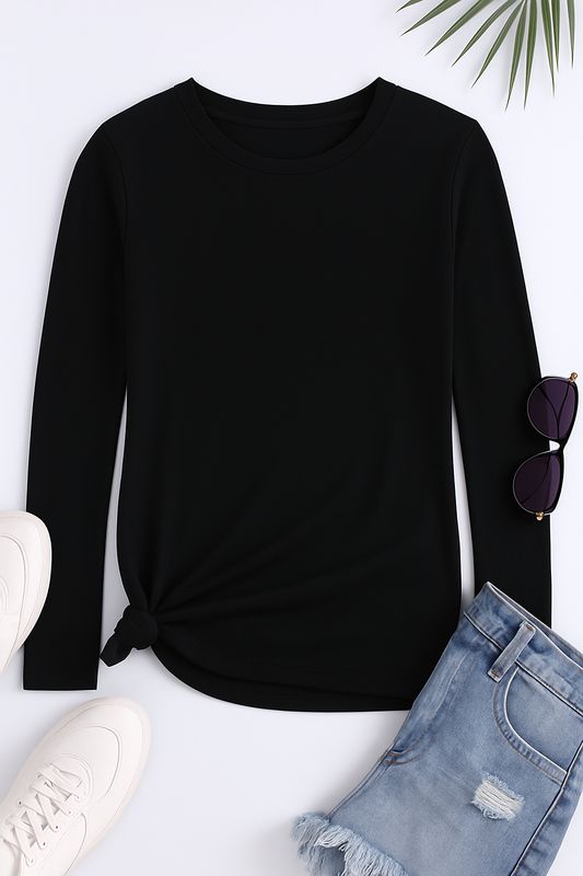 Блуза с дълъг ръкав - 001