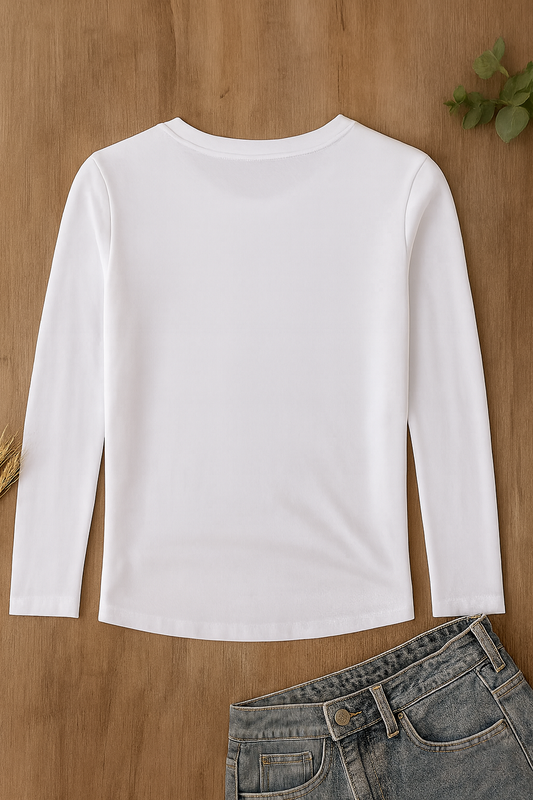 Блуза с дълъг ръкав - 002